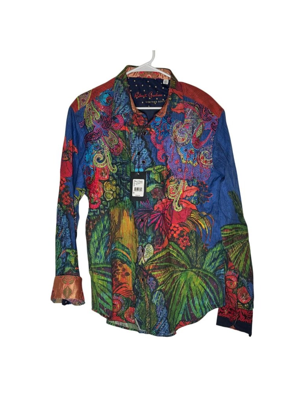 Robert Graham Limited Edition Tropical Harmony Embroidered Shirt Size 2XL NWT